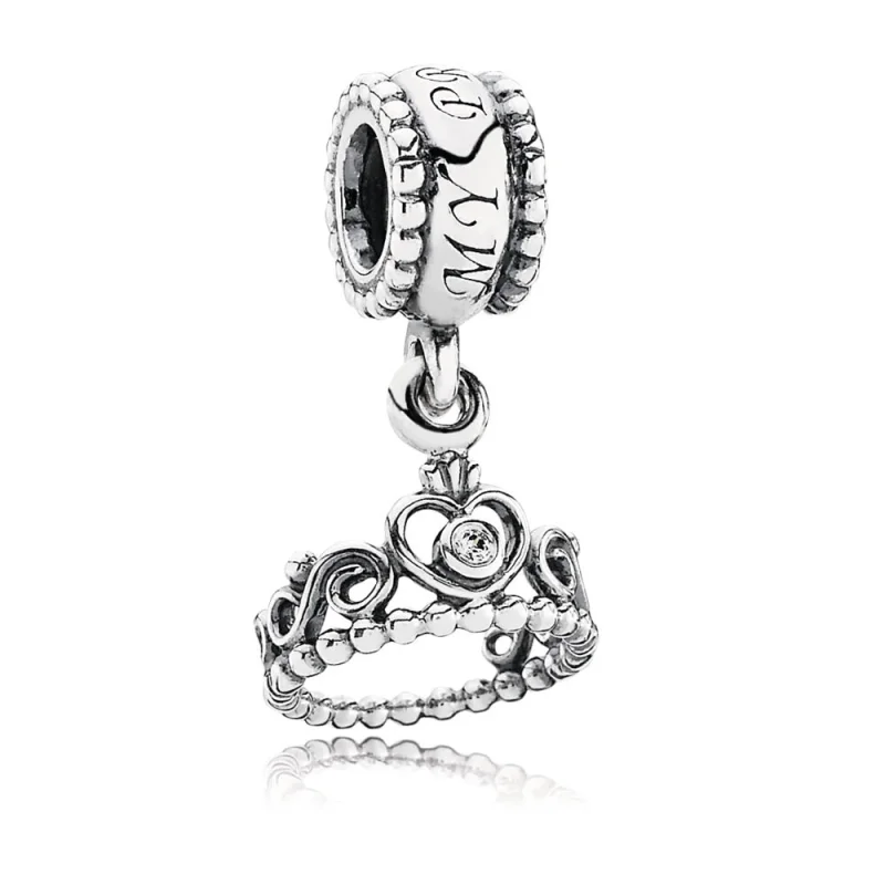 (image for) PANDORA My Princess Tiara Pendant Charm - 791117CZ - Product Image