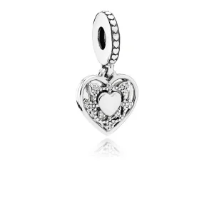 (image for) PANDORA My Wife Always Clear CZ Dangle Charm - 792099CZ