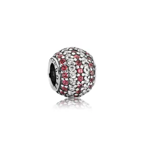 PANDORA Nautical Pavé Lights, Red Clear Cz Charm - 791172CZR