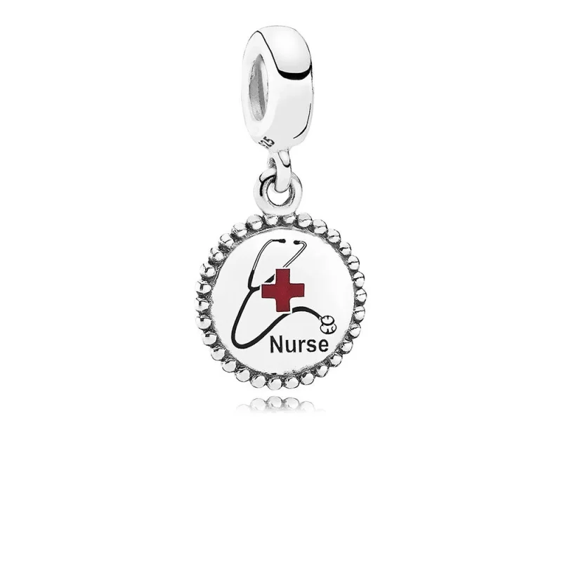 (image for) PANDORA Nurse Dangle Charm, Mixed Enamel - ENG791169_45 - Product Image