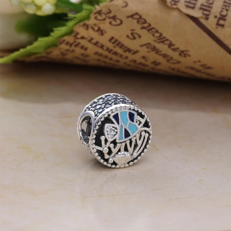 (image for) PANDORA Ocean Life Charm - 792075ENMX - View 2