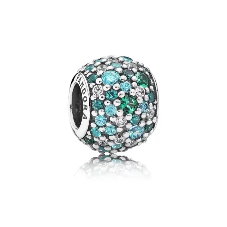 PANDORA Ocean Mosaic Pavé Ball Charm - 791261MCZMX