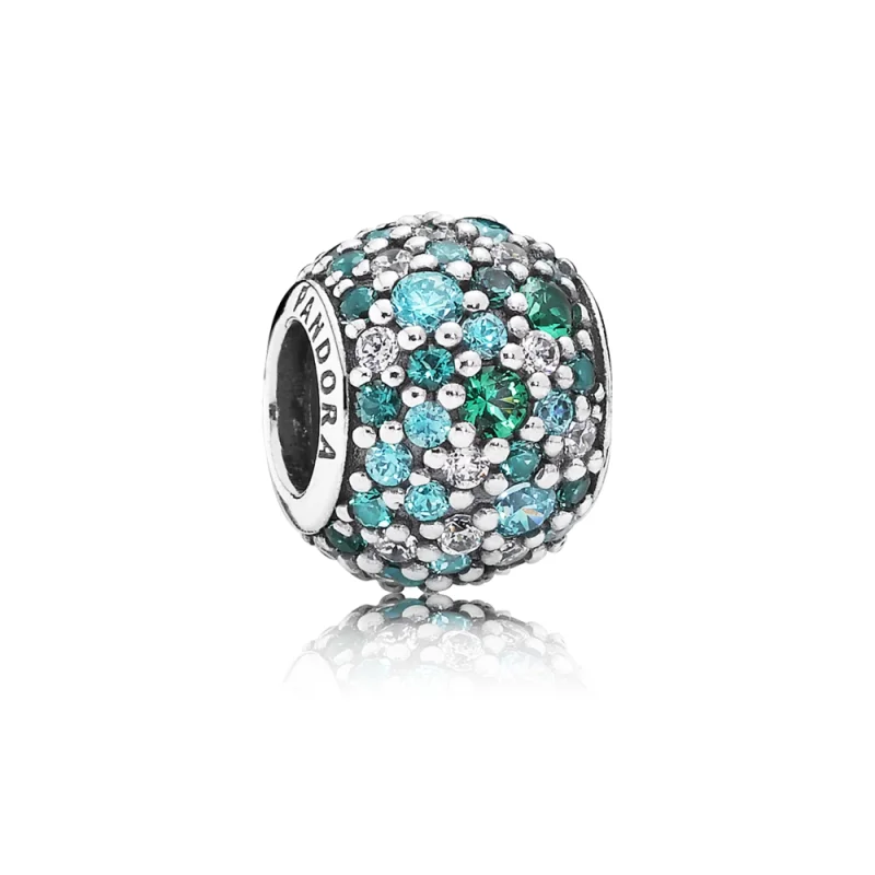 (image for) PANDORA Ocean Mosaic Pavé Ball Charm - 791261MCZMX - Product Image