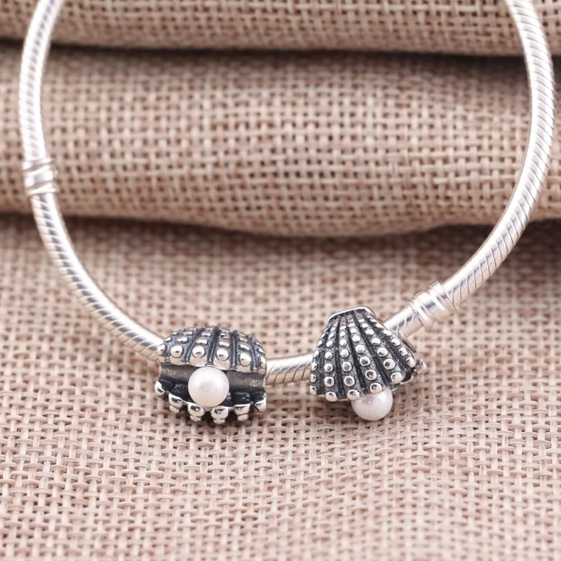 (image for) PANDORA One of A Kind, White Pearl Charm - 791134P - View 2