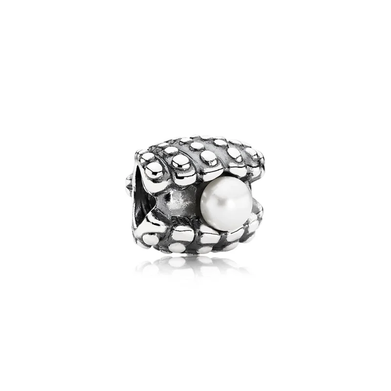 (image for) PANDORA One of A Kind, White Pearl Charm - 791134P - Product Image