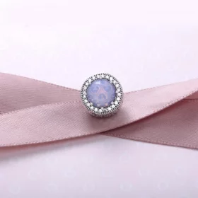 PANDORA Opalescent Pink Radiant Hearts Charm - 791725NOP PANDORA Opalescent Pink Radiant Hearts Charm - 791725NOP