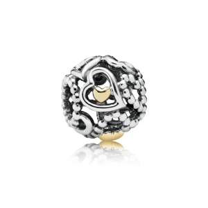 (image for) PANDORA Openwork Love Heart Charm - 791372