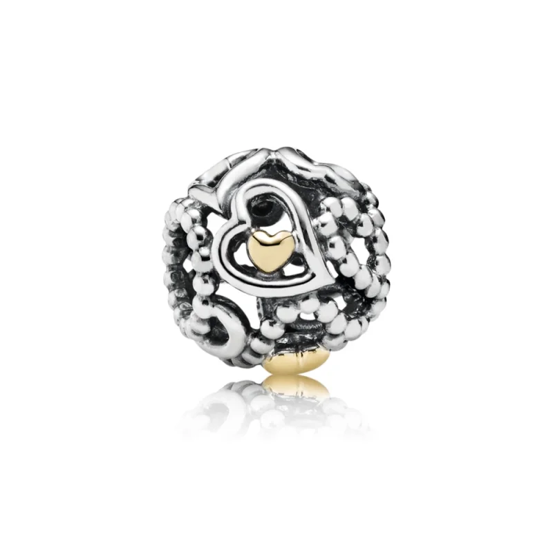 (image for) PANDORA Openwork Love Heart Charm - 791372 - Product Image