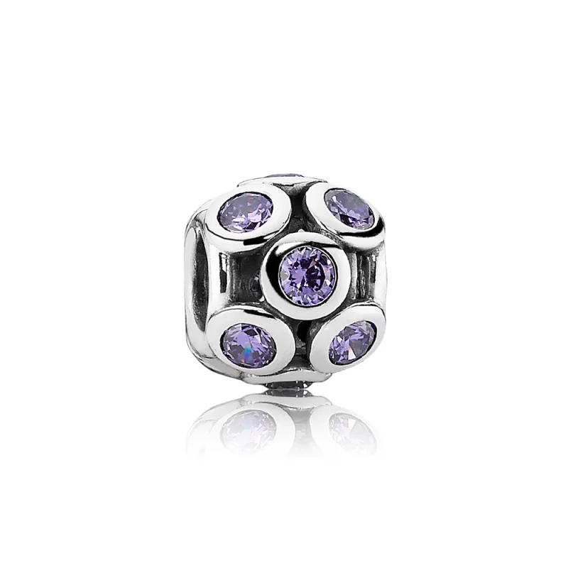 (image for) PANDORA Openwork Sparkling Circles Charm - 791153ACZ - Product Image