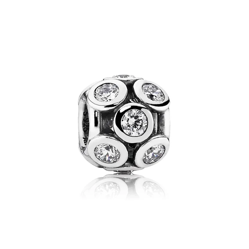 (image for) PANDORA Openwork Sparkling Circles Charm - 791153CZ - Product Image