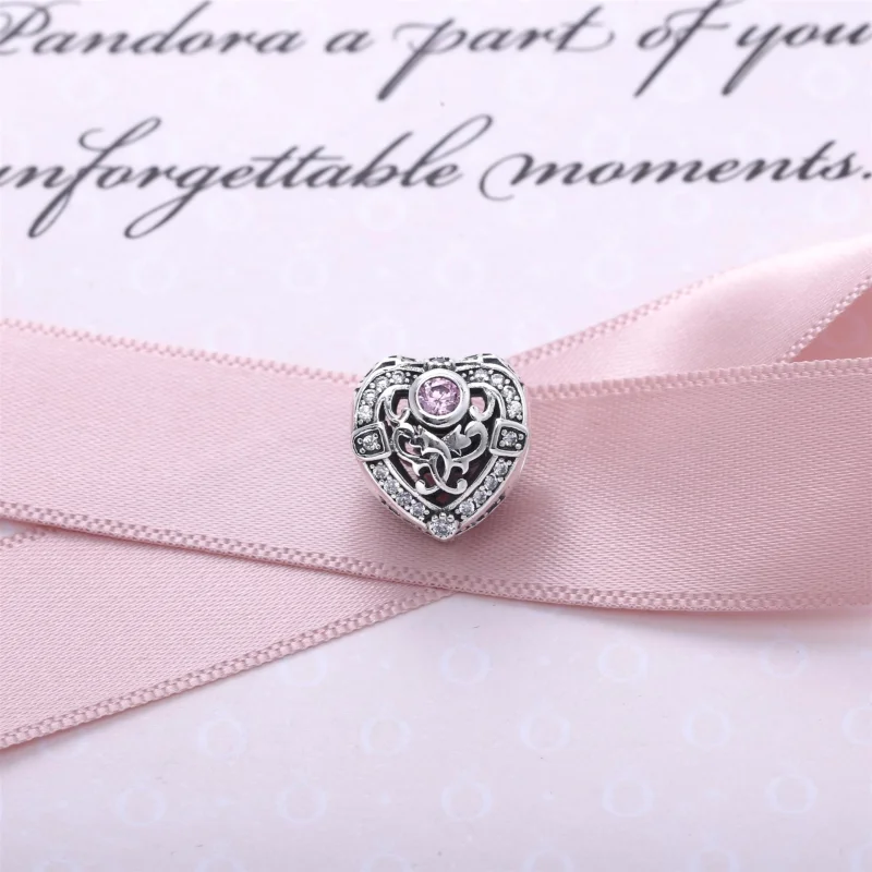 (image for) PANDORA Opulent Heart Charm - 791964CZO - View 2