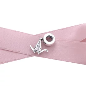 PANDORA Origami Crane Charm - 791953 Dangle PANDORA Origami Crane Charm - 791953 Dangle