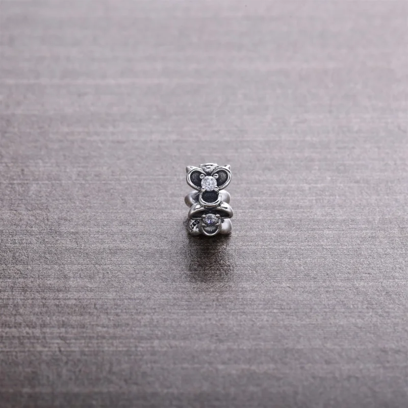 (image for) PANDORA Pansy Flower Charm Spacer,Pandora Flower Spacer - 790861TCZ - View 3