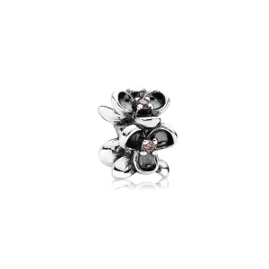 (image for) PANDORA Pansy Flower Charm Spacer,Pandora Flower Spacer - 790861TCZ
