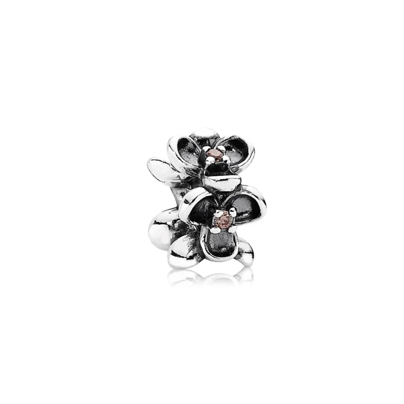 (image for) PANDORA Pansy Flower Charm Spacer,Pandora Flower Spacer - 790861TCZ - Product Image