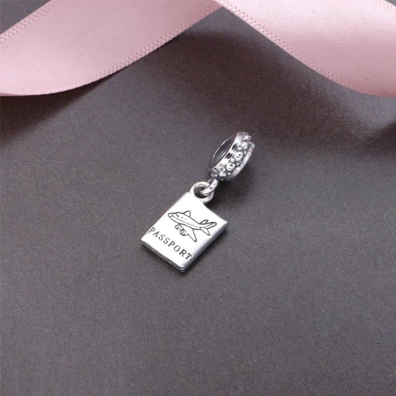 (image for) PANDORA Passport Pendant Charm - 791147CZ - View 2
