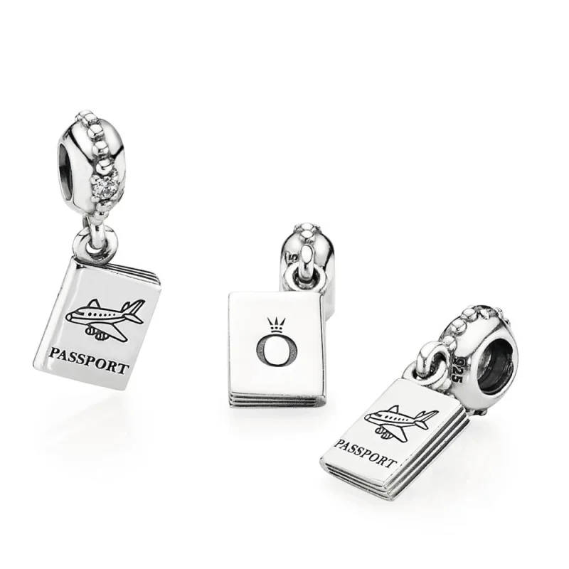 (image for) PANDORA Passport Pendant Charm - 791147CZ - View 4