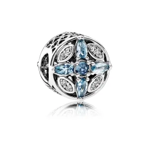 (image for) PANDORA Patterns of Frost Charm, Multi-Colored Crystal Clear CZ - 791995NMBMX