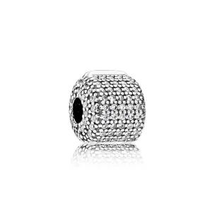 (image for) PANDORA Pavé Barrel Clip, Clear CZ - 791873CZ