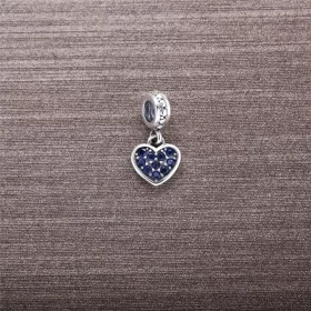 PANDORA Pavé heart Dangle, black crystal - 791023NCK PANDORA Pavé heart Dangle, black crystal - 791023NCK