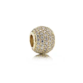 PANDORA Pavé Lights Charm, Clear CZ 14K Gold - 750819CZ PANDORA Pavé Lights Charm, Clear CZ 14K Gold - 750819CZ