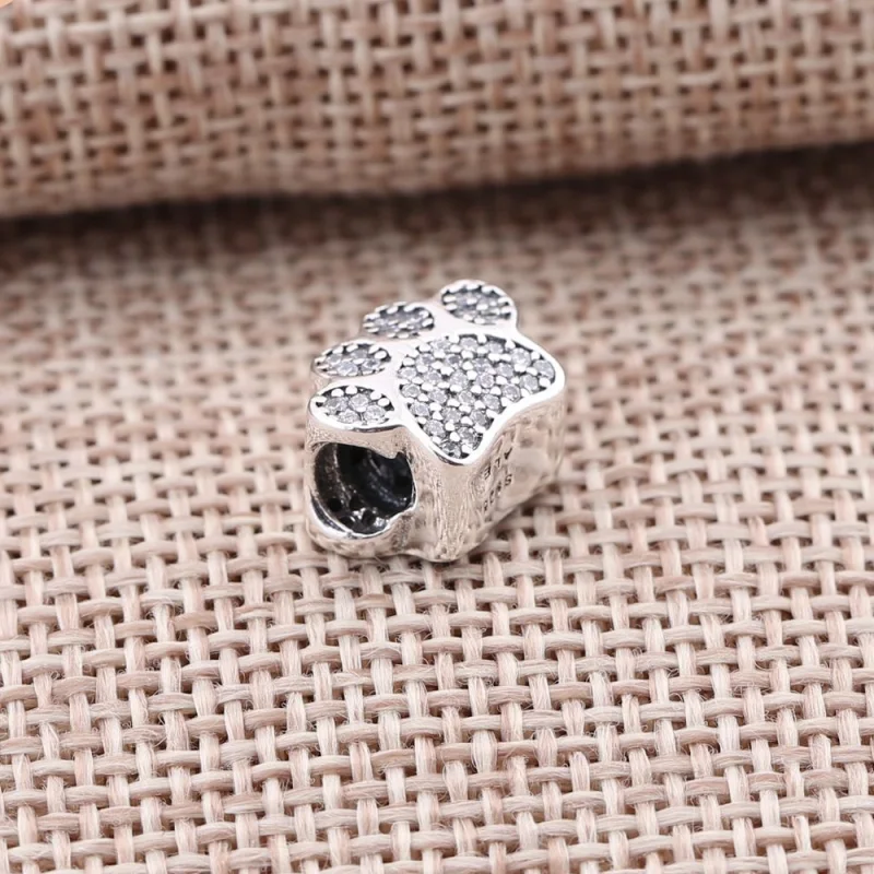 (image for) PANDORA Pavé Paw Charm - 791714CZ - View 3