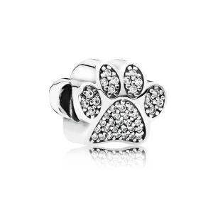 (image for) PANDORA Pavé Paw Charm - 791714CZ