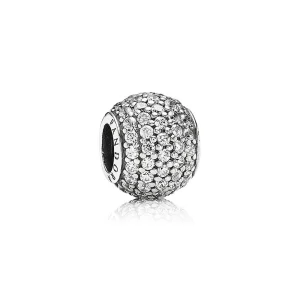 (image for) PANDORA Pavé Pretty Ball Charm - 791051CZ
