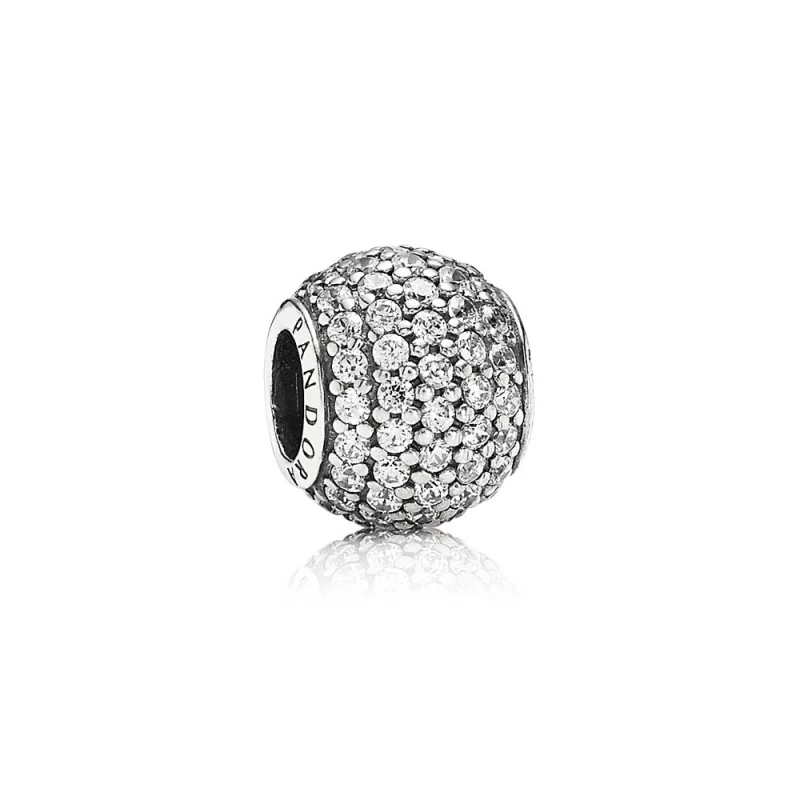 (image for) PANDORA Pavé Pretty Ball Charm - 791051CZ - Product Image