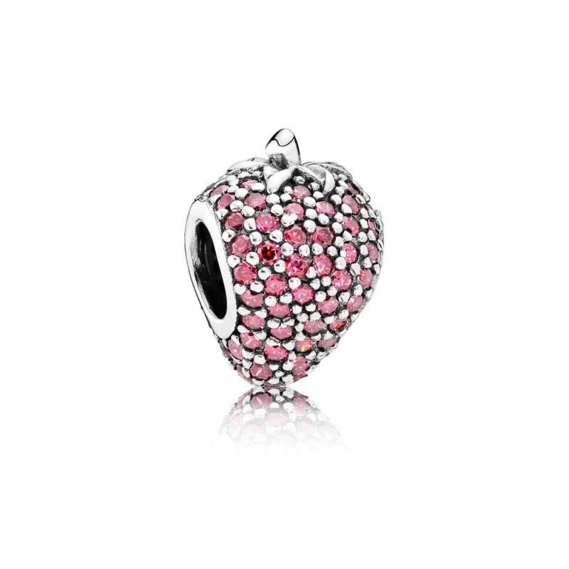 (image for) PANDORA Pavé Strawberry Charm - 791899CZR - Product Image