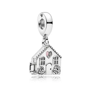 (image for) PANDORA Perfect Home Dangle Charm, Pale Pink Enamel - 797056EN160
