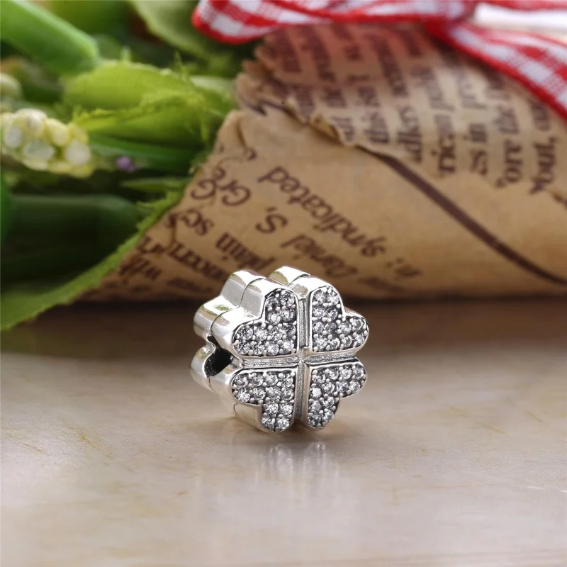(image for) PANDORA Petals of Love Clip - 791805CZ - View 5