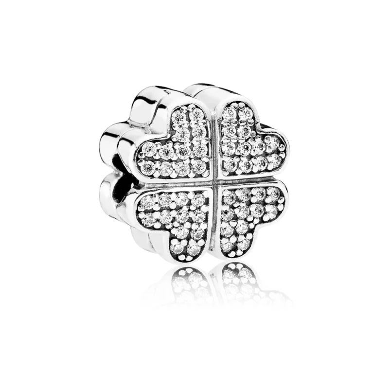(image for) PANDORA Petals of Love Clip - 791805CZ - Product Image