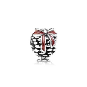 (image for) PANDORA Pinecone Charm, Red Enamel - 791237EN39