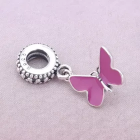 PANDORA Pink Butterfly Dangle - PJ00113-1 PANDORA Pink Butterfly Dangle - PJ00113-1