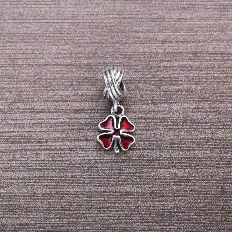 (image for) PANDORA Pink Clover Dangle - PJ00148-1G - View 2