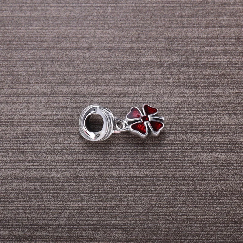 (image for) PANDORA Pink Clover Dangle - PJ00148-1G - View 3