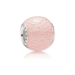 (image for) PANDORA Pink Enchantment Charm, Transparent Pink Enamel - 797091EN160