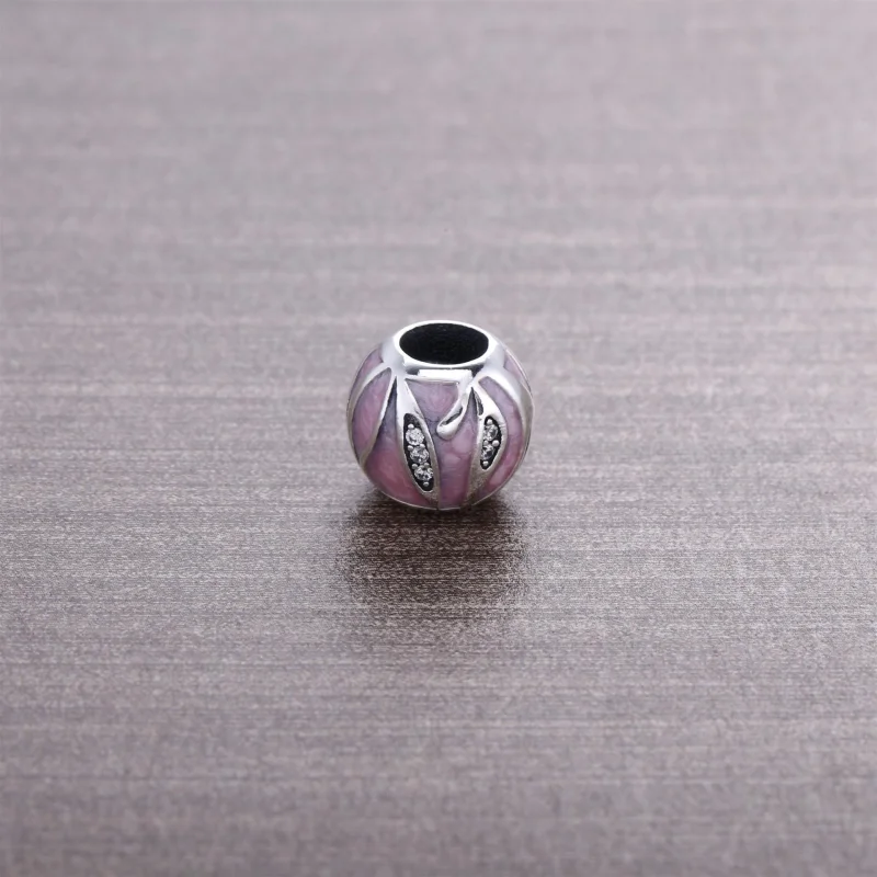 (image for) PANDORA Pink Nature's Radiance Charm - 791969PCZ - View 3