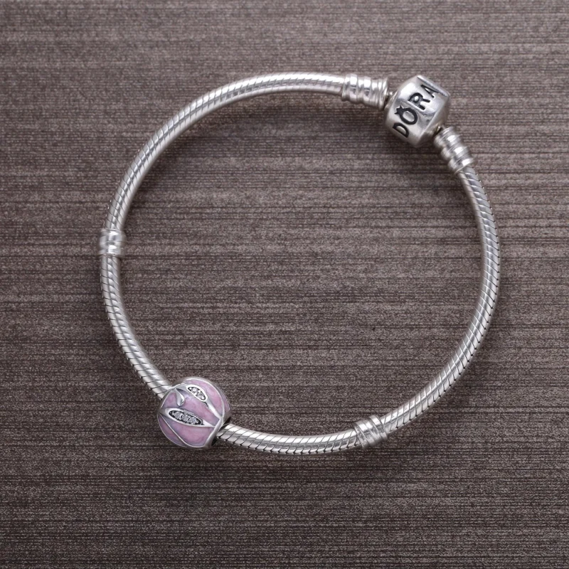 (image for) PANDORA Pink Nature's Radiance Charm - 791969PCZ - View 4