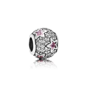 PANDORA Pink Pavé Stars Charm - 791382PCZ PANDORA Pink Pavé Stars Charm - 791382PCZ