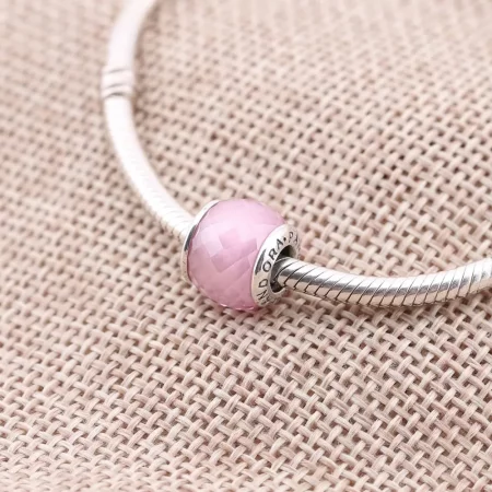 PANDORA Pink Petite Facets Charm - 791499PCZ