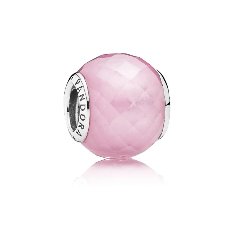 (image for) PANDORA Pink Petite Facets Charm - 791499PCZ - Product Image