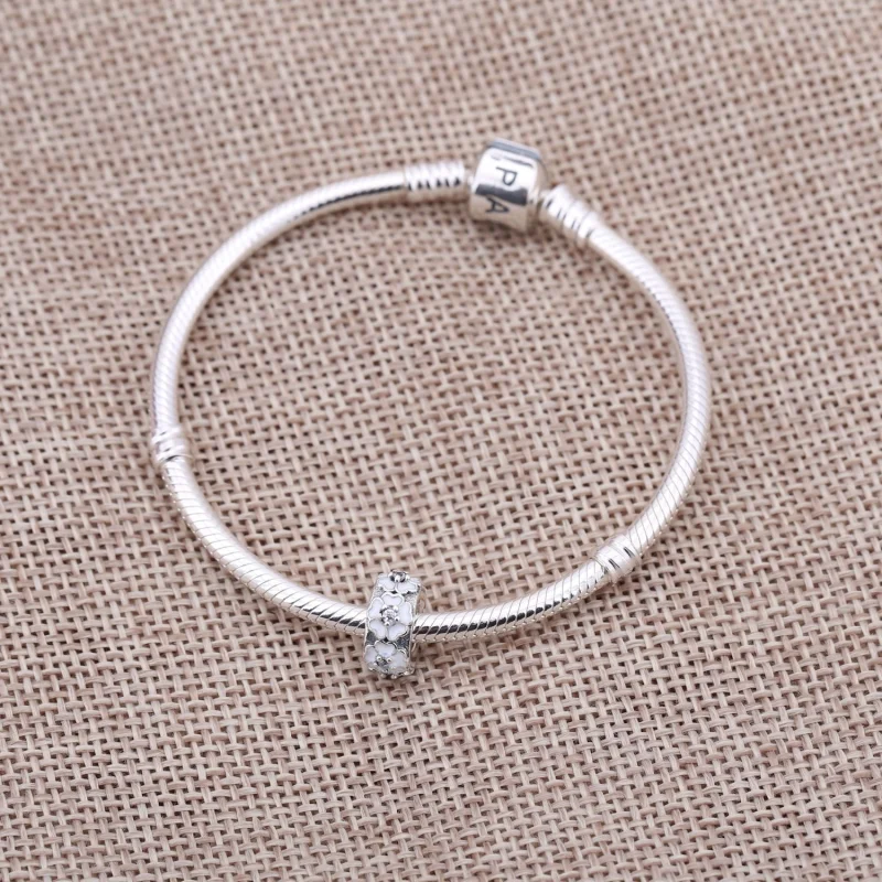 (image for) PANDORA Pink Primrose Clip - 791823EN68 - View 5