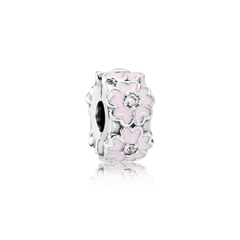 (image for) PANDORA Pink Primrose Clip - 791823EN68 - Product Image