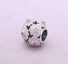 PANDORA Pink Primrose Meadow Charm - 791488EN68
