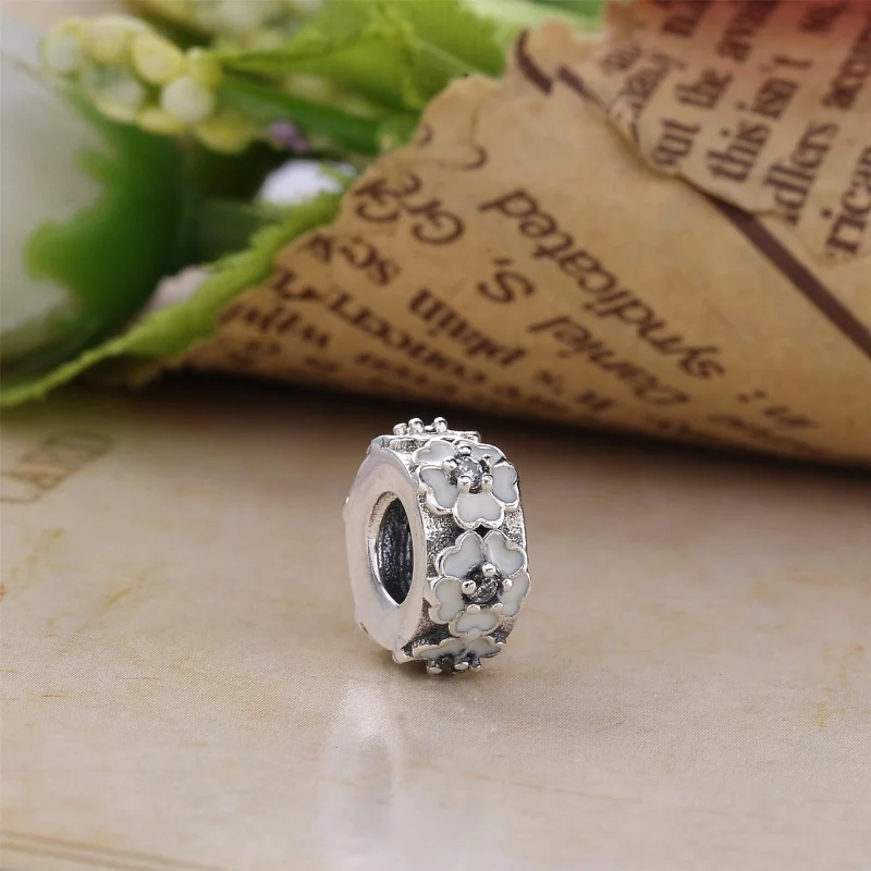 (image for) PANDORA Pink Primrose Spacer - 791823EN68A - View 3