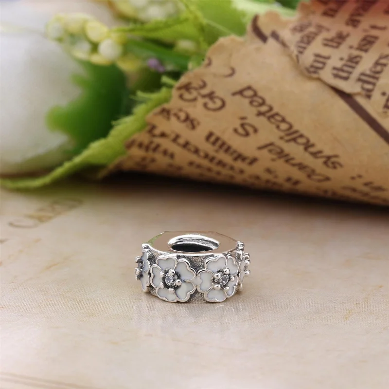 (image for) PANDORA Pink Primrose Spacer - 791823EN68A - View 4