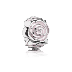 PANDORA Pink Rose Charm Clip - 791291EN40