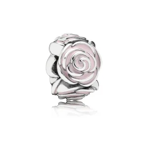 (image for) PANDORA Pink Rose Charm Clip - 791291EN40